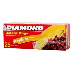 Diamond Zipper Storage Bag Medium