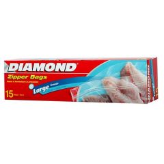 Diamond Zipper Frzr Bag Lar 15