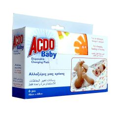 Acdo Disposable Chng Pad 6S