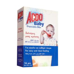 Acdo Baby Disposable Bib'S 16S