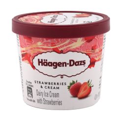 Haagen Dazs Ice Cream Strawberry 100Ml