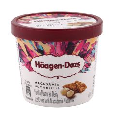 Haagen Dazs Ice Cream Macadamia Nut Brittle 100Ml