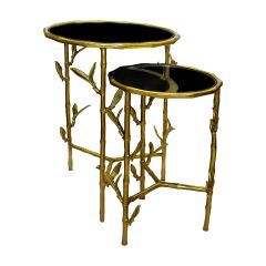 Bamboo Leaf Side Table