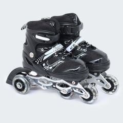 Unisex Skating Shoes 3 Wheel Set