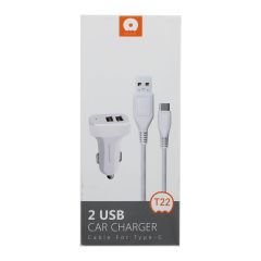 Car Adapter with Cable Type C