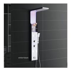 Shower Panel-Wht+Blk
