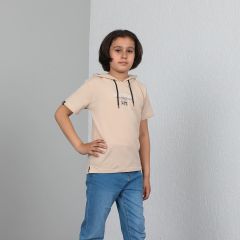 Boys T Shirt With Cap  Printed