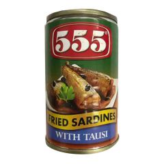 555 Fried Sardine/Tausi 155Gm