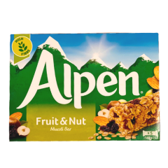 Alpen Bars Fruit & Nut 5x28gm