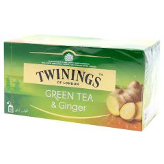 Twnings Grn Tea&Ginger 25'S
