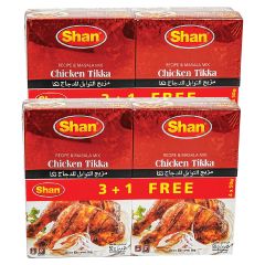 Shan Recipe & Masala Mix Chicken Tikka 4X50g