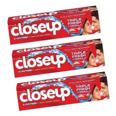 Close Up Toothpaste 3X100Ml