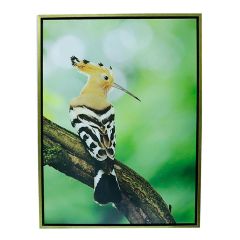 Canvas Hoopoe Picture Frame 90x120cm