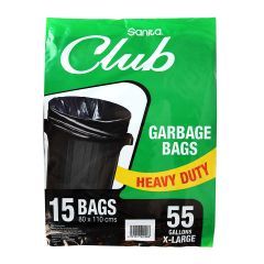 Club Garbage Bag 55Gal 15S