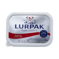 Lurpak unsalted soft butter 200gm