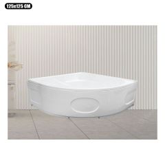 Bath Tub  White 125cm x 125cm x 58cm - 4 Box 