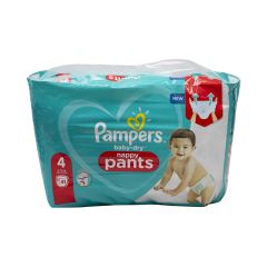  Pampers Baby Diaper Pack of 41 Diapers - Size 4 